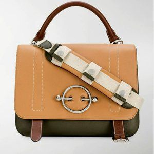 NWT JW ANDERSON Disc Leather Top Handle Satchel